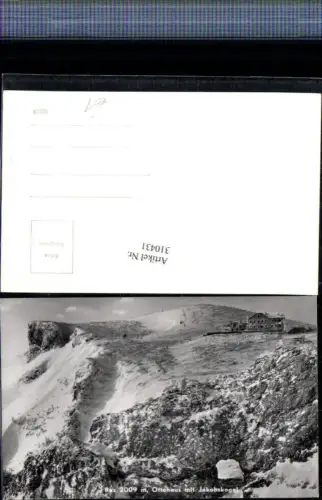 310431,Rax Ottohaus Berghütte m. Jakobskogel b. Reichenau Winterbild