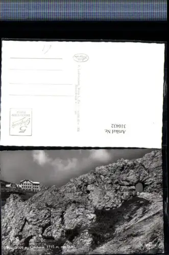 310432,Rax Thörl m. Ottohaus Berghütte b. Reichenau