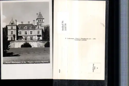 310738,Reichenau an d. Rax Pension Schloss Wartholz