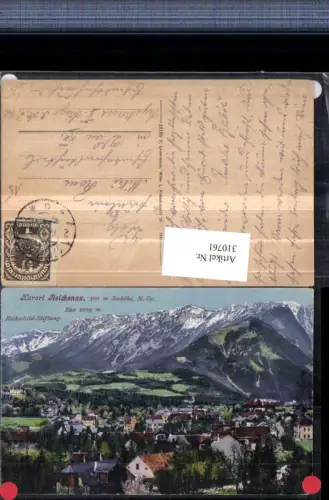 310761,Reichenau an d. Rax Teilansicht m. Rothschild-Stiftung Bergkulisse