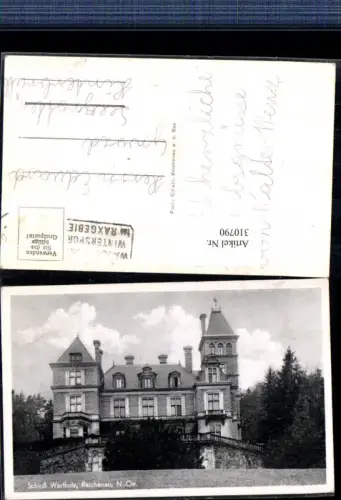 310790,Reichenau an d. Rax Schloss Wartholz