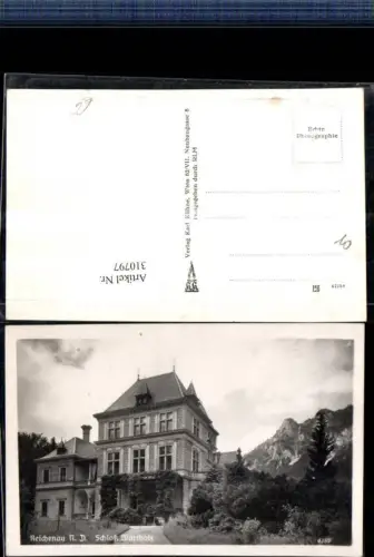 310797,Reichenau an d. Rax Schloss Wartholz