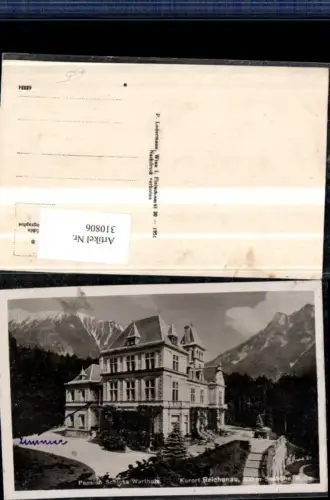 310806,Reichenau an d. Rax Pension Schloss Wartholz Bergkulisse