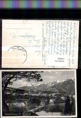 310849,Reichenau an d. Rax Teilansicht m. Rax Bergkulisse