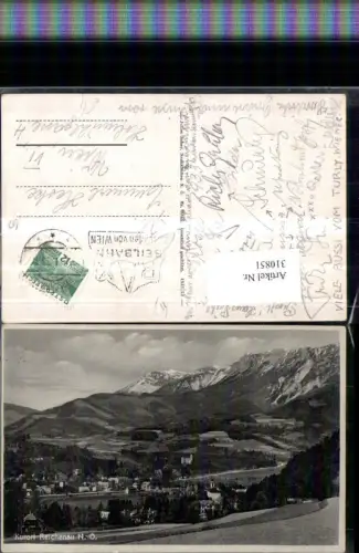 310851,Reichenau an d. Rax Teilansicht Bergkulisse