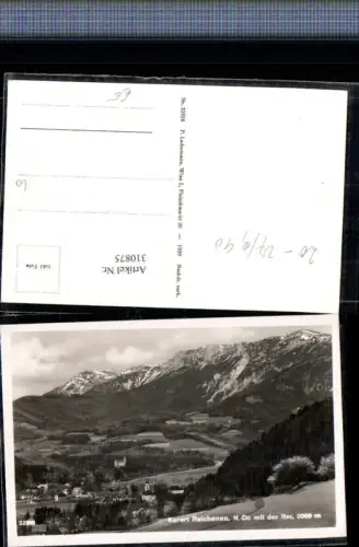 310875,Reichenau an d. Rax Teilansicht m. Rax Bergkulisse