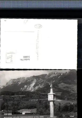 310881,Reichenau Edlach Wartholz-Kreuz Bildstock m. Rax Bergkulisse