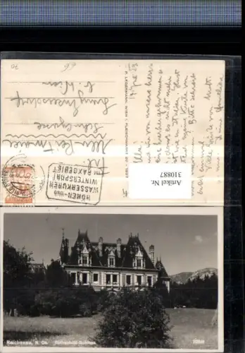 310887,Reichenau an d. Rax Rothschild-Schloss