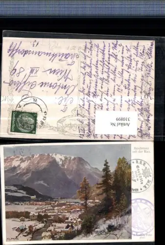 310899,Künstler AK Karl Ludwig Prinz Reichenau Totale m. Rax Bergkulisse pub B.K.W.I. 286euro7