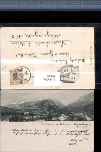 310901,Reichenau an d. Rax Totale Bergkulisse