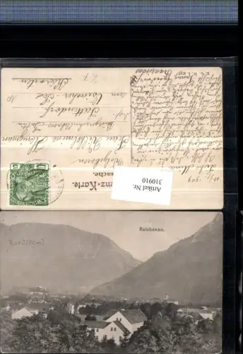 310910,Reichenau an d. Rax Teilansicht Bergkulisse pub B.K.W.I. 2717