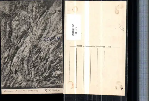311163,Rax Teufelsbadstube b. Reichenau Kanitzkamin