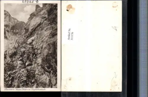 311176,Rax Große Leiter in d. Teufelsbadstube b. Reichenau Bergsteiger