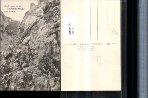 311177,Rax Große Leiter in d. Teufelsbadstube b. Reichenau Bergsteiger