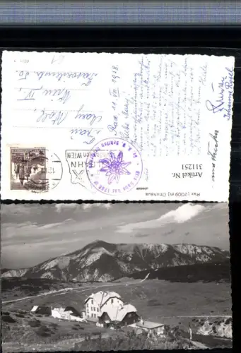 311251,Rax Ottohaus Berghütte b. Reichenau Bergkulisse