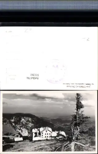 311261,Rax Ottohaus Berghütte b. Reichenau Bergkulisse