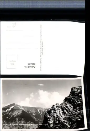 311285,Raxalpe Höllentalaussicht b. Reichenau m. Schneeberg Bergkulisse