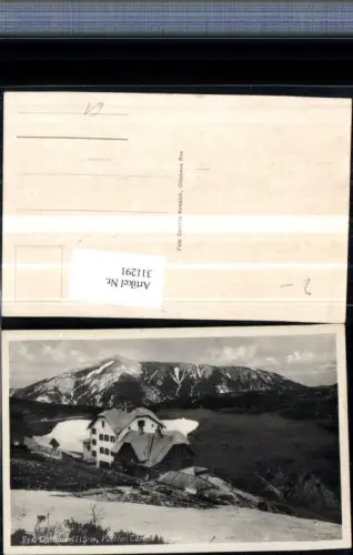 311291,Rax Ottohaus Berghütte b. Reichenau Bergkulisse