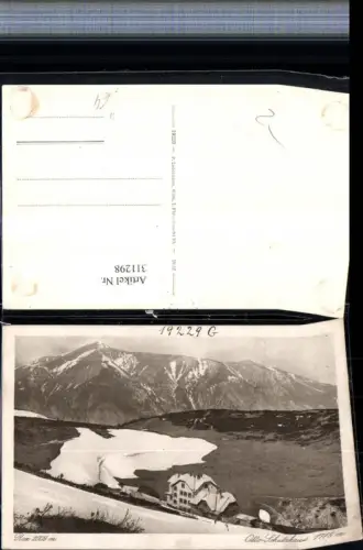 311298,Rax Otto-Schutzhaus Berghütte b. Reichenau Bergkulisse