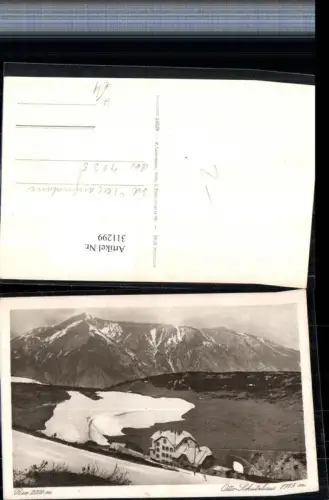 311299,Rax Otto-Schutzhaus Berghütte b. Reichenau Bergkulisse