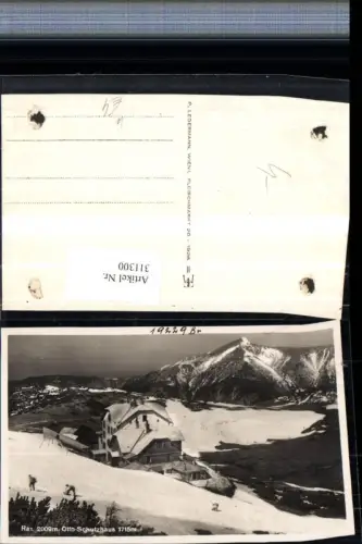 311300,Rax Otto-Schutzhaus Berghütte b. Reichenau Bergkulisse