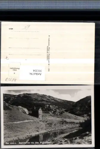 311334,Rax Seehütte Berghütte b. Reichenau Bergkulisse