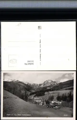 311541,Prein an d. Rax Hotel Preinerwand Bergkulisse