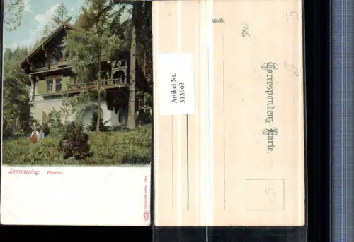 313963,Semmering Pfarrhof