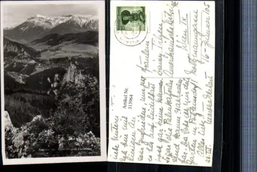 313964,Semmering Aussicht vom Eselstein Bergkulisse