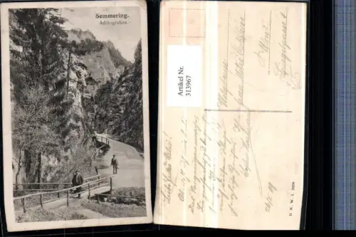 313967,Semmering Adlitzgraben pub B.K.W.I. 3096
