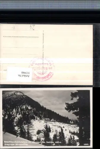 313980,Rax Naturfreundeschutzhaus Berghütte am Waxriegel b. Puchberg Winterbild