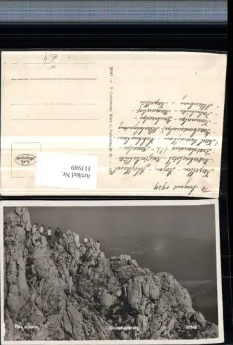 313989,Rax Gretchensteig b. Reichenau Bergsteiger