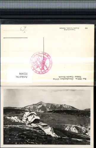 322498,Rax Ottoschutzhaus Berghütte b. Reichenau Bergkulisse