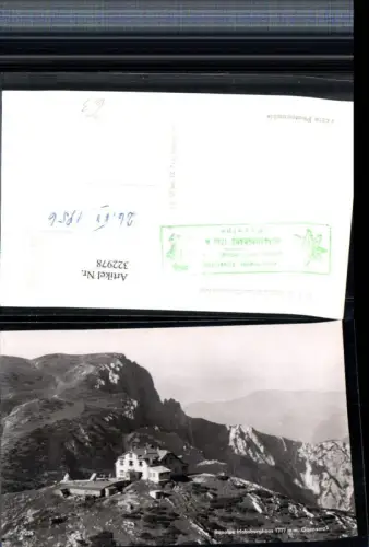 322978,Raxalpe Habsburghaus Berghütte b. Schwarzau m. Gamseck