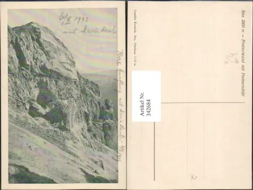 342684,Rax Preinerwand m. Preinerschütt b. Prein Reichenau Felsen