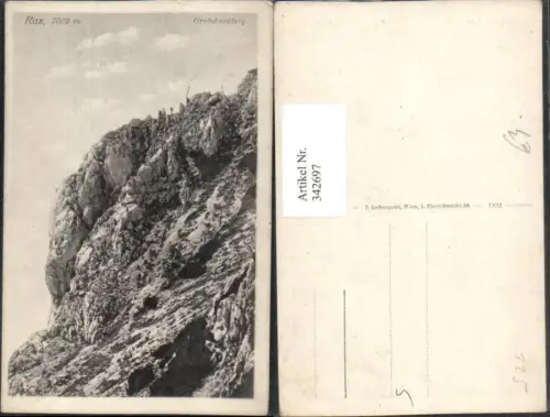 342697,Rax Gretchensteig b. Reichenau Felswand