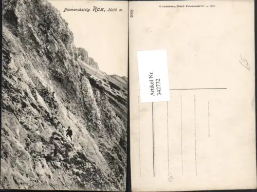 342732,Rax Bismarcksteig b. Reichenau Bergkulisse
