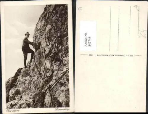 342746,Rax Bismarcksteig b. Reichenau Kletterer Bergsteiger