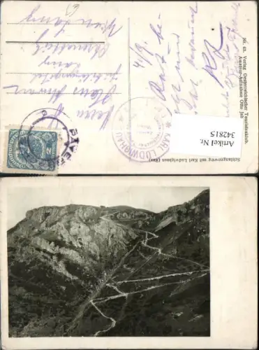 342815,Rax Schlangenweg m. Karl Ludwig-Haus Berghütte b. Reichenau