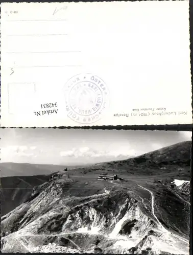 342831,Raxalpe Karl Ludwig-Haus Berghütte b. Reichenau Bergkulisse