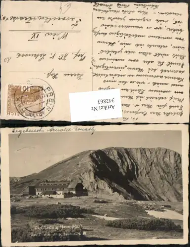 342863,Rax Karl-Ludwig-Haus Berghütte b. Prein Reichenau Bergkulisse