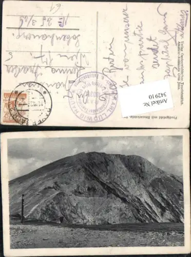 342910,Rax Predigstuhl m. Bismarcksteig b. Reichenau Bergkulisse