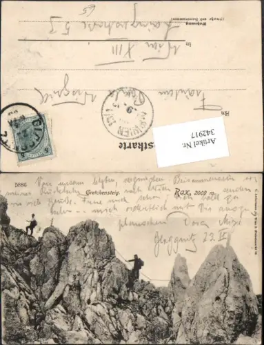 342917,Rax Gretchensteig b. Reichenau Kletterer Bergsteiger