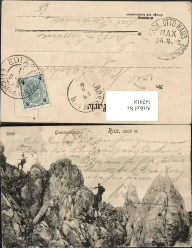 342918,Rax Gretchensteig b. Reichenau Kletterer Bergsteiger