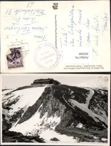 342949,Rax Karl-Ludwig-Haus Berghütte b. Prein Reichenau
