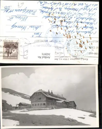 342971,Raxalpe Karl Ludwig-Haus Berghütte b. Prein Reichenau