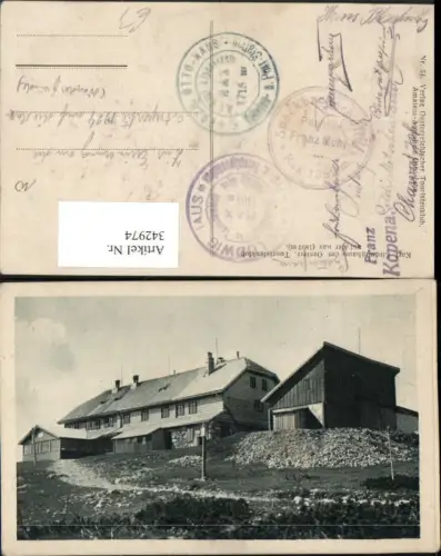 342974,Karl Ludwig-Haus Berghütte auf d. Rax b. Prein Reichenau