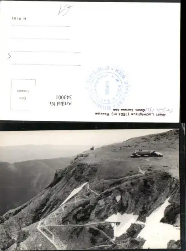 343001,Raxalpe Karl Ludwig-Haus Berghütte b. Prein Reichenau Bergkulisse