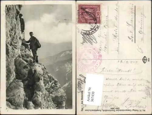 367430,Rax Am Malersteig b. Prein Bergsteiger Kletterer