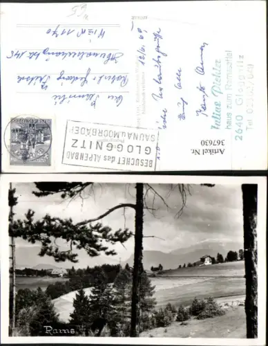 367630,Rams b. Gloggnitz Landschaft Bergkulisse